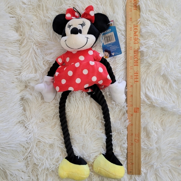 Disney Mickey and Friends Minnie Mouse tuggable rope dog toy - Picture 3 of 3